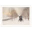 Décoration Snowy Lane: rehaussez votre chambre à coucher avec style. Bois. 20 po x 14 po, impression murale de 3 lb: cadre blanc. Faites ressortir l'espace.