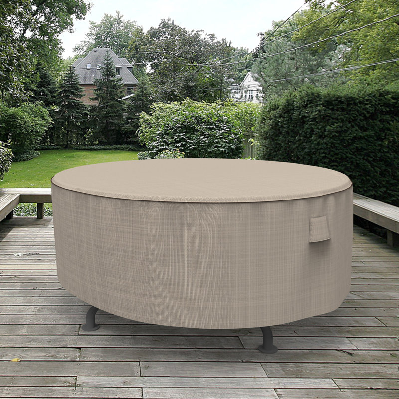 Miguel Round Patio Table Cover, 28" H x 60" W x 60" D