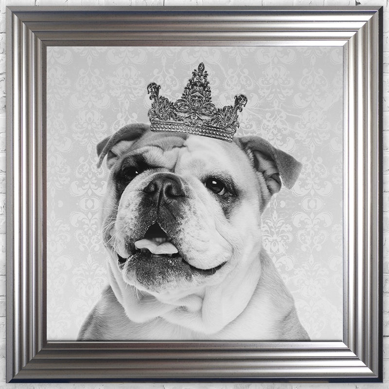 Single Picture Frame Print, 75cm H x 75cm W, Silver Framed