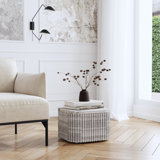  Emilion 16 in. W Square Marble Low Bunching Table