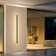 Barde Slender Sideway Outdoor Hardwired Bar Wall Sconce with LED Light Source