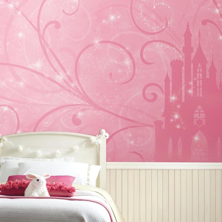 Wall mural Princesses and Disney Castle