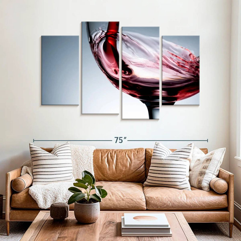 Yarlin Decanting Red Wine, 42" H x 68" W