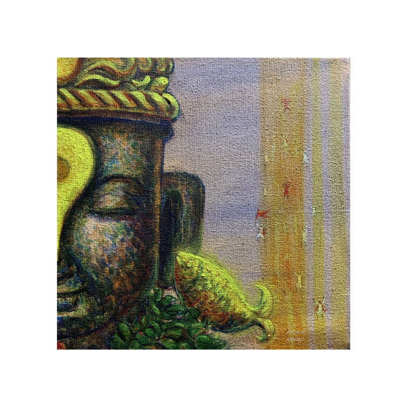 Shri Vitthal | Acrylique sur toile | Par Kishore Kawad | Décoration murale
