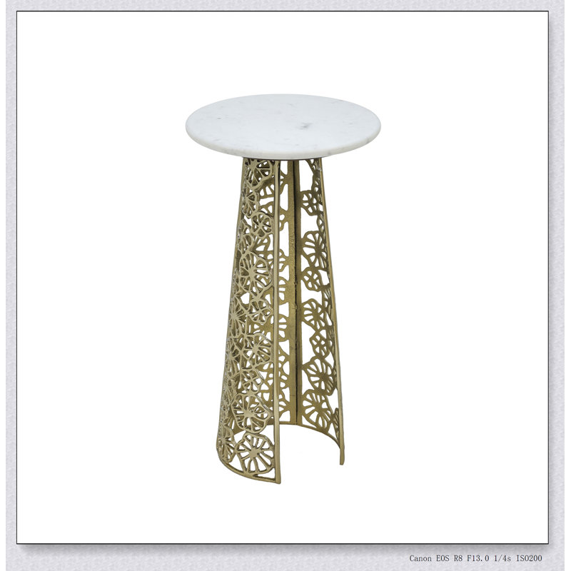Marble Top End Table