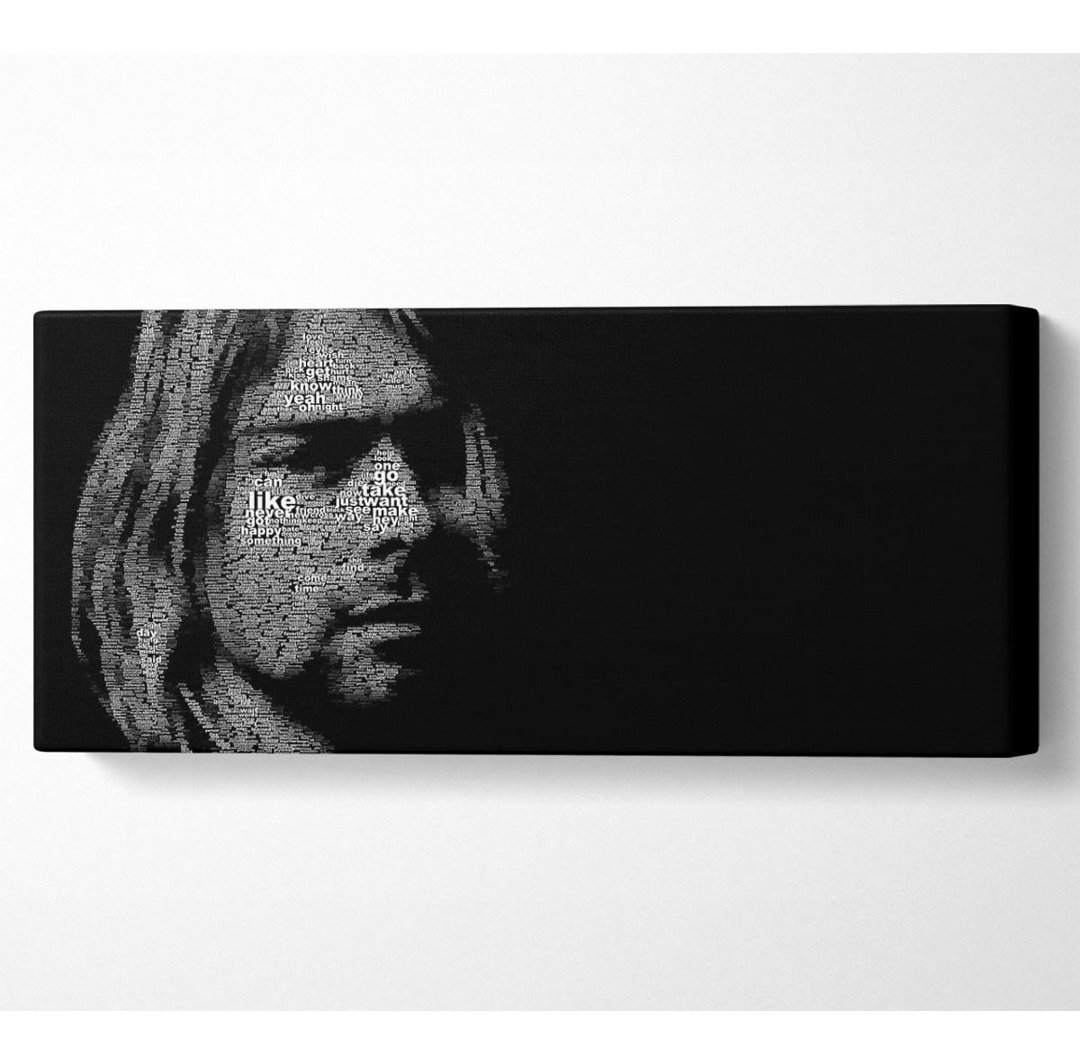 Kurt Cobain Portrait - Kunstdrucke auf Leinwand