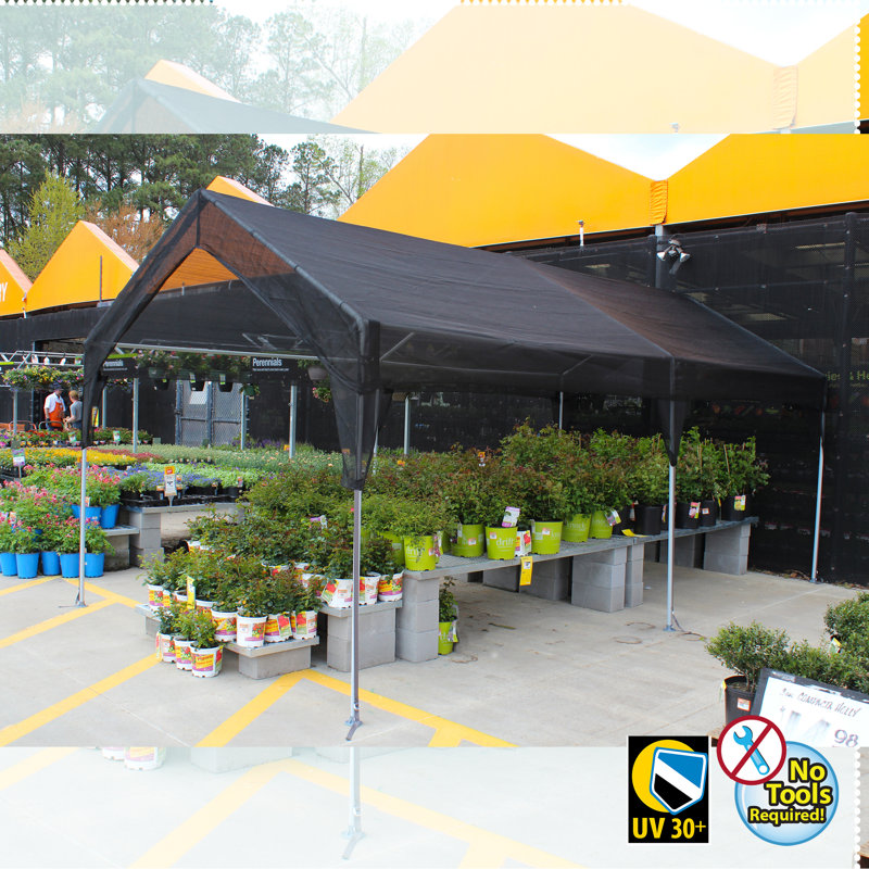 10 pi. L 20 pi. Pavillon de jardin en acier