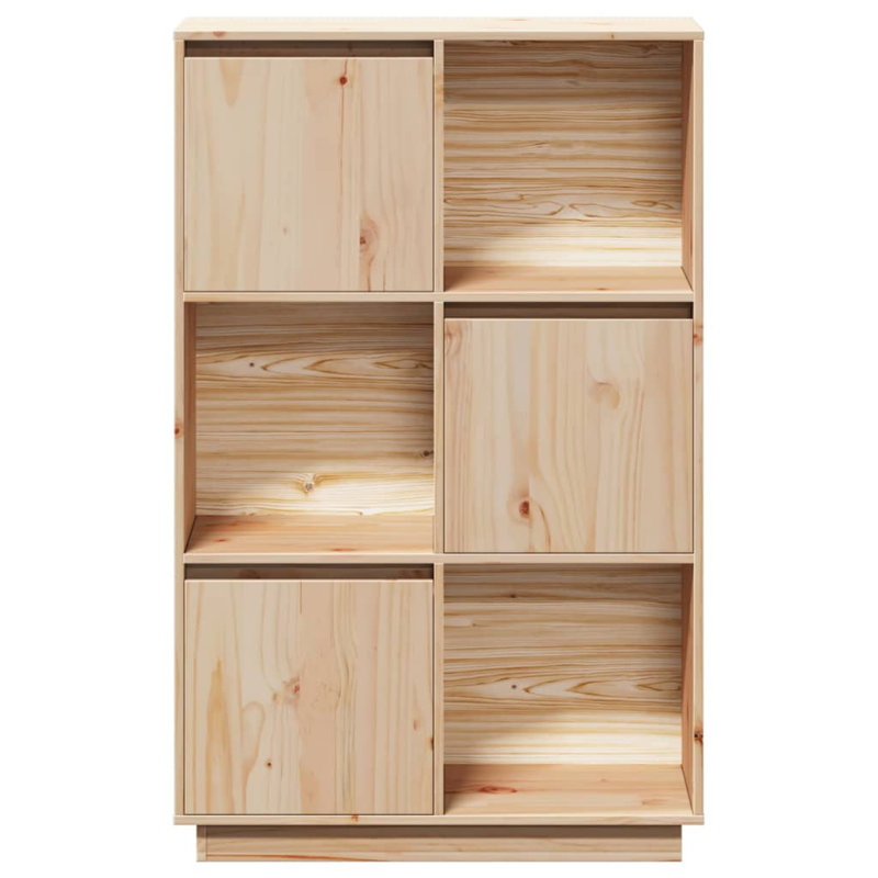 Preece 74cm Solid Wood Sideboard, Light Brown