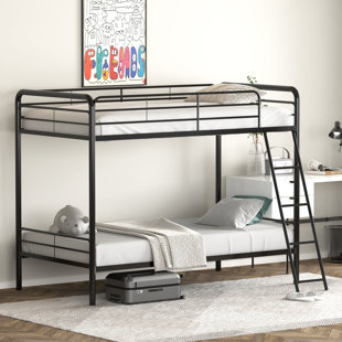 Bunk Bed with Built-in Ladder Included