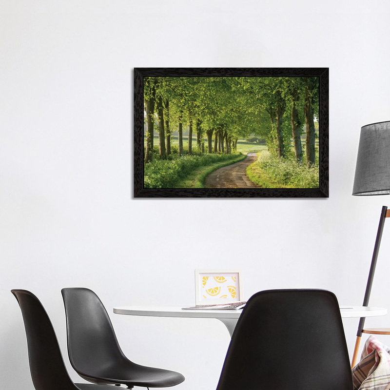 Adam Burton - Print on Canvas, 101.6 cm H x 66.04 cm W, Black Floater Framed