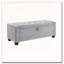 Repose-pieds 48 po avec rangement, banc de rangement pour repose-pieds-273386366