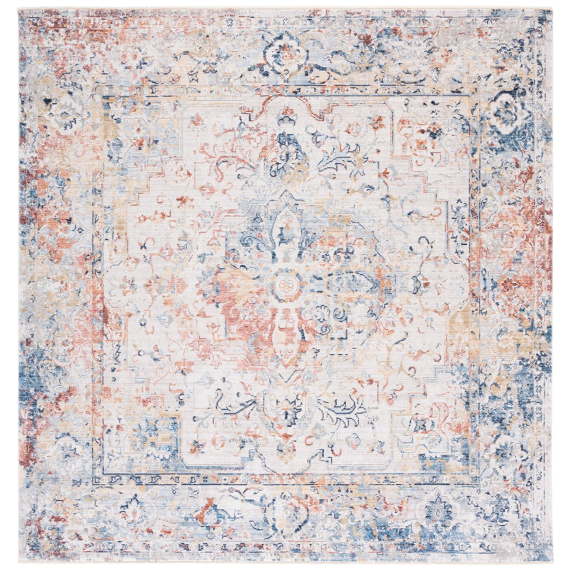 Avelyn 400 Performance Oriental Rug, Square 6'1"