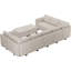 Grand canapé modulaire en forme de U rembourré en velours avec rangement Buckleton-2097431567