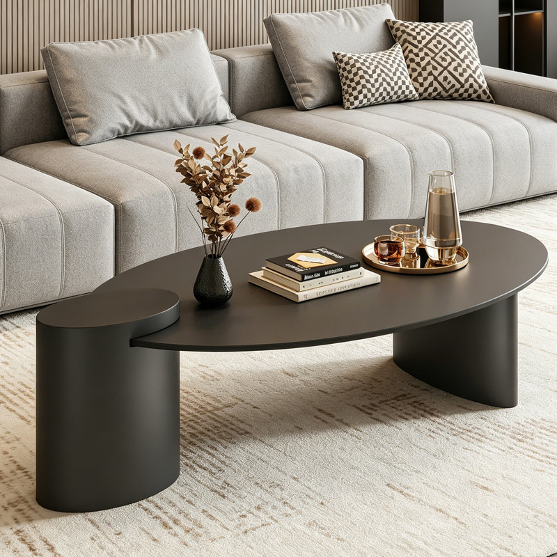 Harrod, Black, Solid, 16.92" H x 59.05" L x 27.55" W