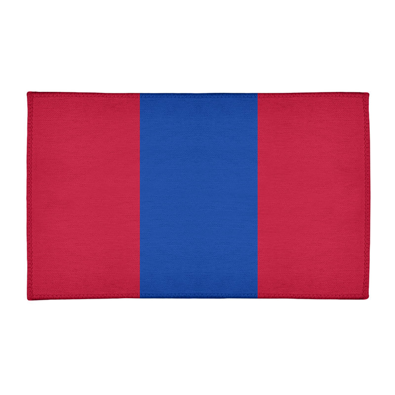 Tapis rouge à rayures de hockey national, Rectangle 2 pi x 3 pi