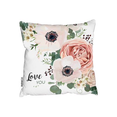 Floral Square Cushion