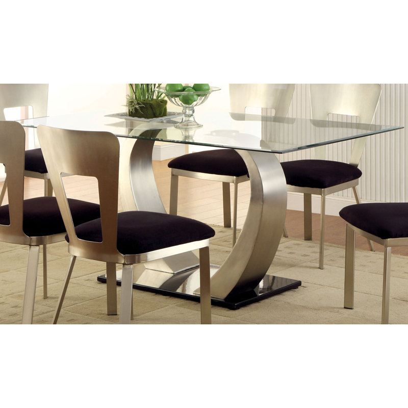 Silerton Glass Top Dining Table