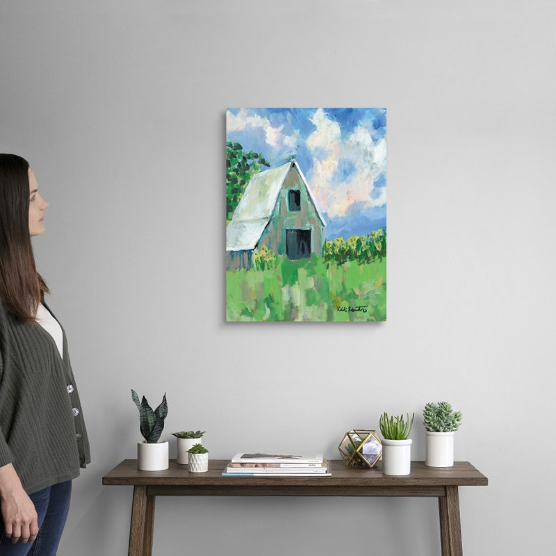 « June Fields » par Kait Roberts-impression sur toile, Toile tendue, H 24 po x l 18 po x 1,25 po