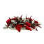 Snow Covered Evergreen And Pinecone Holiday Arrangement