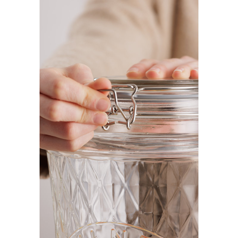 Kilner Clip Top Diamond Beverage Dispenser 5L