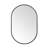 Metal Framed Oval Wall Mirror-702286478