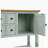 Delfausse 44.5'' Solid Wood Sideboard-1951407987