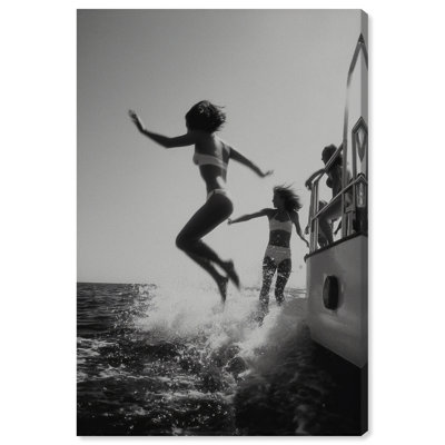 Liquid Gravity Canvas Nautical & Beach Print by Oliver Gal, Black Frame, 10 x 15