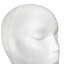 Tête de mannequin en mousse antidérapante pour présentoir de perruques et de lunettes - 21,06 po.