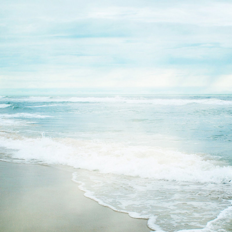 « the ocean calls », reproduction d’art sur toile tendue, H 32 po x l 32 po x P 1,5 po