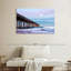 Plein lune au-dessus de Scripps Pier-2057280320
