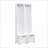 Coat Racks, Set of 2 French Retro 3-in-1 Hall Tree with Bench &amp; Drawers, White | White | MDF-2002065408