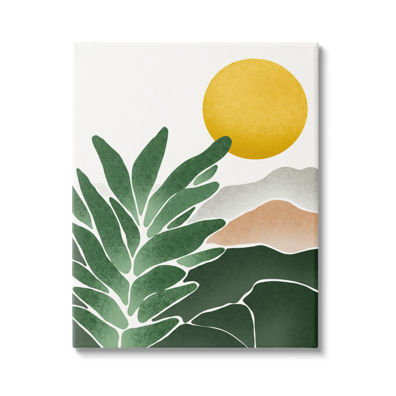 «Au-783», toile «Sunny Hills Botanical Nature Scene On Canvas» par Ziwei Li, impression, H 48 po x l 36 po x P 1,5 po
