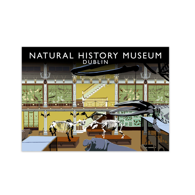 National History Museum Dublin by Richard O'Neill - Print, 59.4 cm H x 81.4 cm W