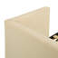 Lit de jour simple tapissier avec couchette escamotable, beige-1532318963