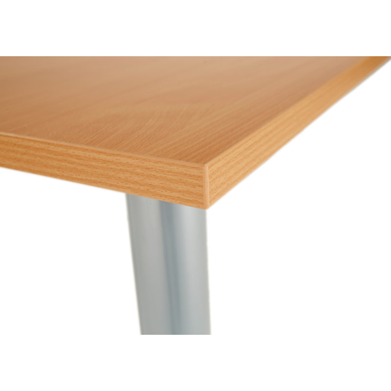 Bouton Rectangle Conference Table, Beech, H73 x W120 x D80cm