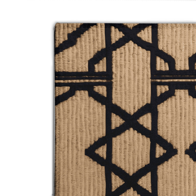 Tapis brun intérieur et extérieur Trellis, Rectangle 9 pi x 12 pi
