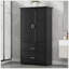 Grande armoire de salle de bain avec 2 portes et tiroirs