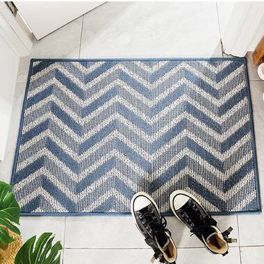 Chevron Entrance Mat  Herringbone Indoor Floor Mat