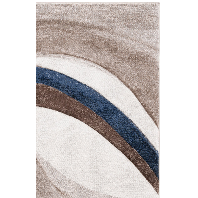 Dubberly Abstract Area Rug, Rectangle 10'6" x 14'