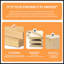 Petites tablettes de rangement murales de 12 pouces