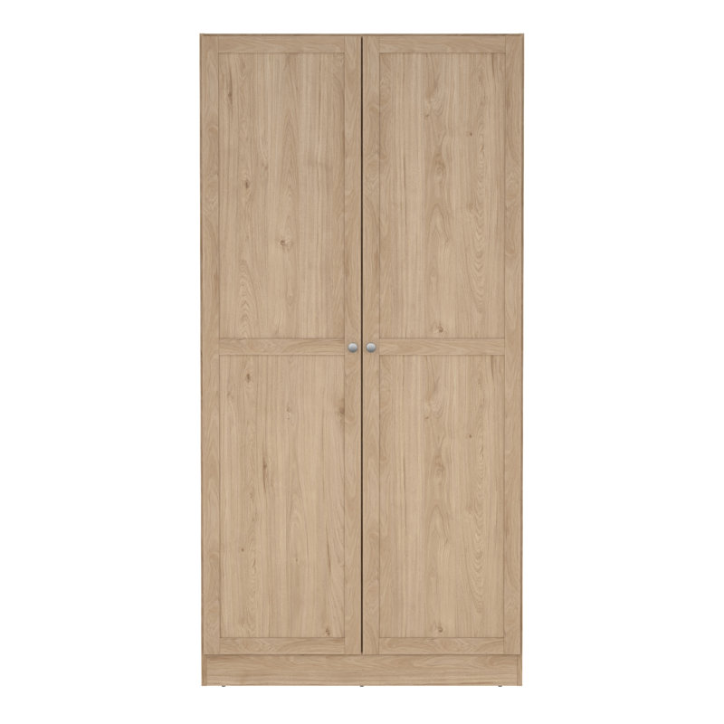 Angeletta Manufactured Wood Wardrobe, Natural