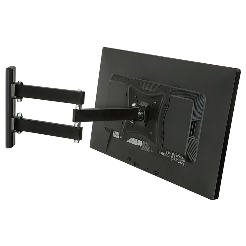 Mount-It! Full Motion TV Wall Mount, Articulating Computer Screen Bracket for 23 - 42 Inch Screens