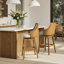 Tabouret de comptoir pivotant 26 po Akershus-324975832-324975833