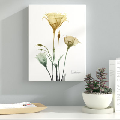 Ocre Bloom 1 - Impression sur toile tendue