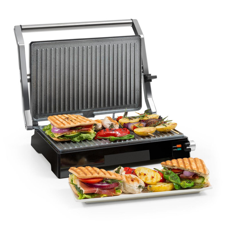 Klarstein 33cm Non Stick Electric Grill with Lid