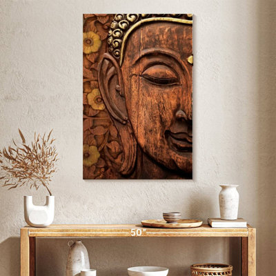 " Carved Buddha Face "