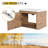 Wall - Mounted Vanity, White Ceramic Sink, Soft Close Door, Small Storage Shelves, Versatile Ample Space