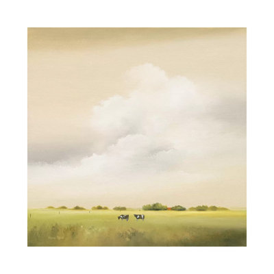 Cows II 1 Piece Wrapped Canvas Panoramic Painting
