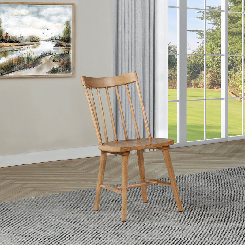 Chaise d'appoint en bois massif
