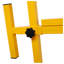 Palan à panneau de levage en acier 13 pi avec assemblage sans outil, jaune
